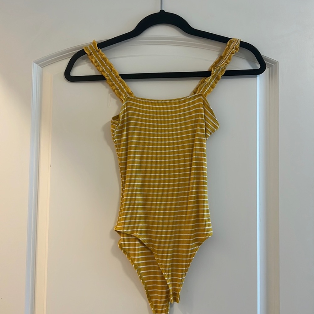 Yellow bodysuit